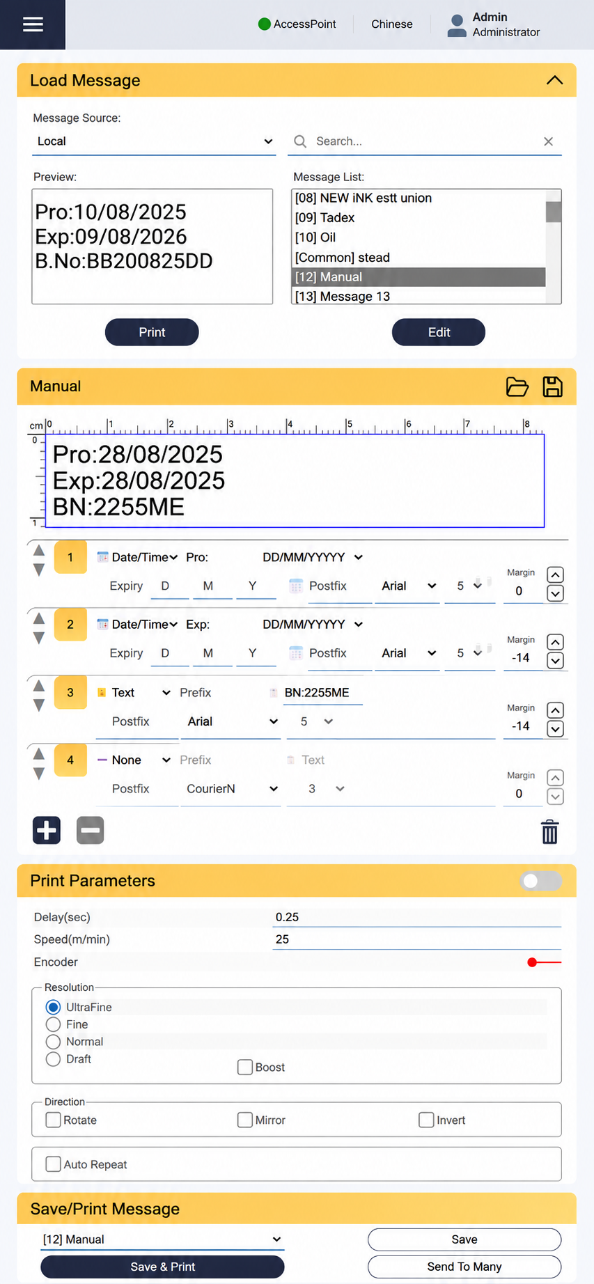 mobile view